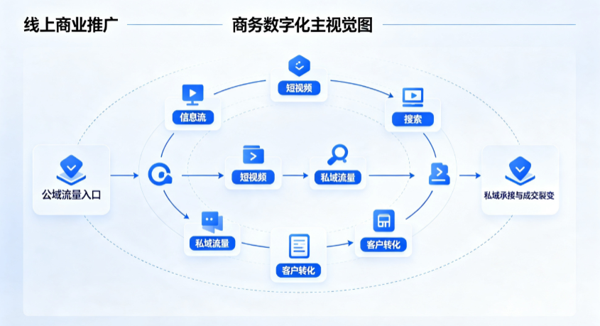 双流县线上商业推广怎么做？全域流量闭环搭建与低成本转化实战指南